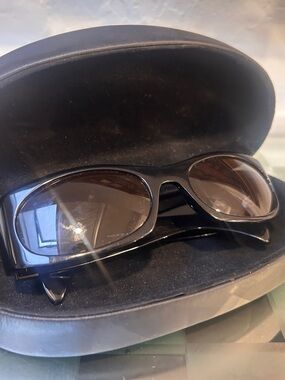 MaxMara Black Sunglasses with Grey Lenses